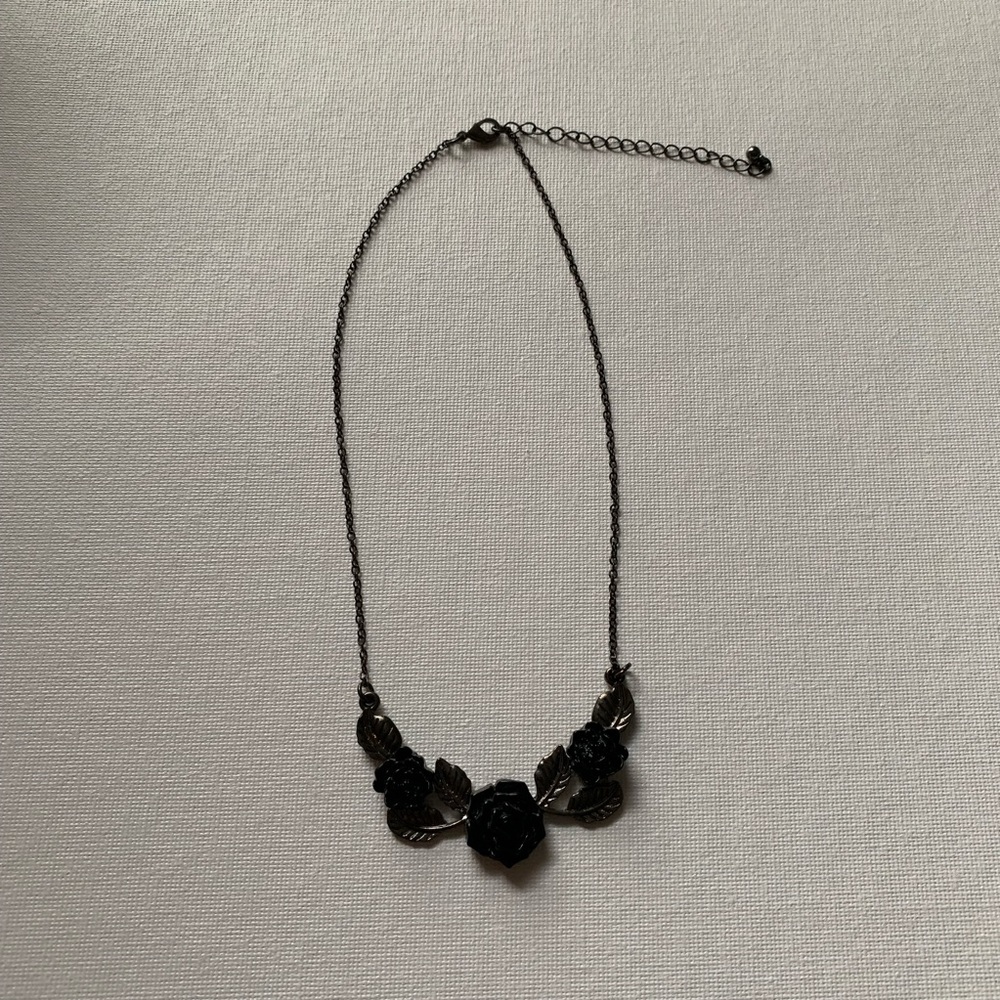 Black Rose Necklace